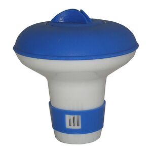 Ace Mini Floating Chlorine and Bromine Dispenser Blue and White 5inch